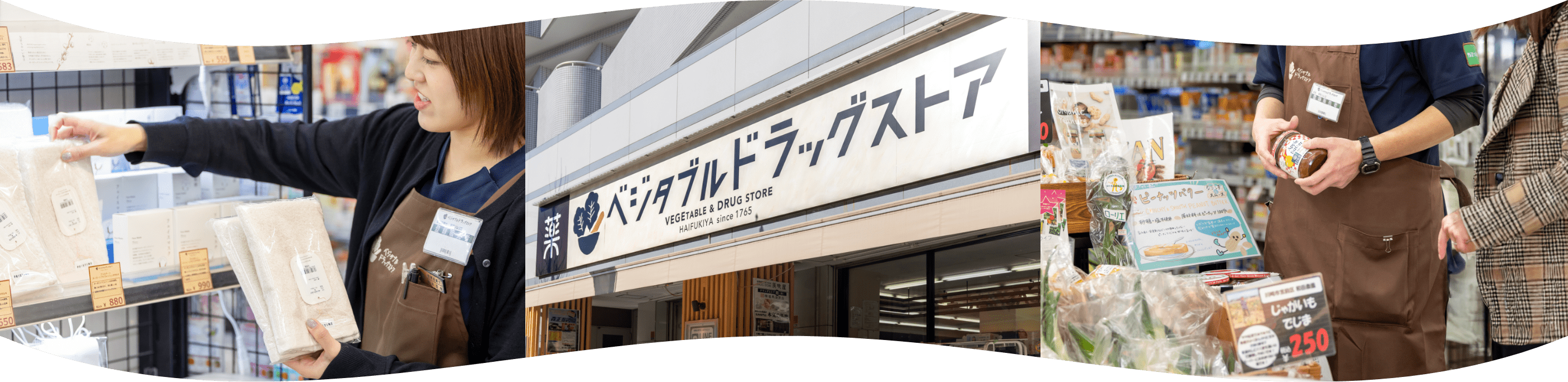 新鮮な野菜と果物が並ぶナチュラルな写真