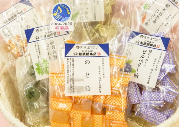 こだわりの仕入れ商品、のど飴