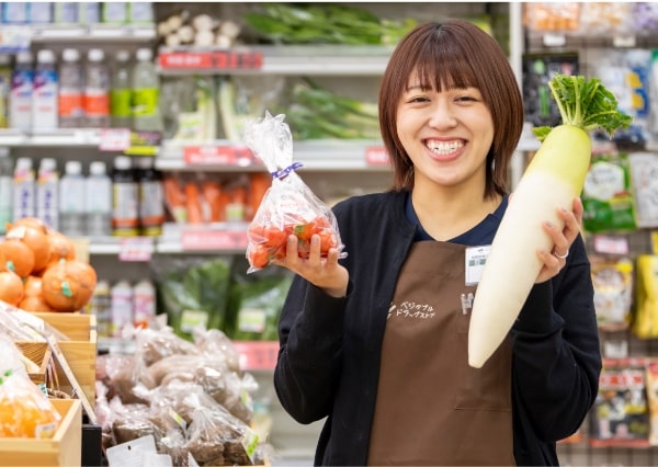 お客様対応をするスタッフ